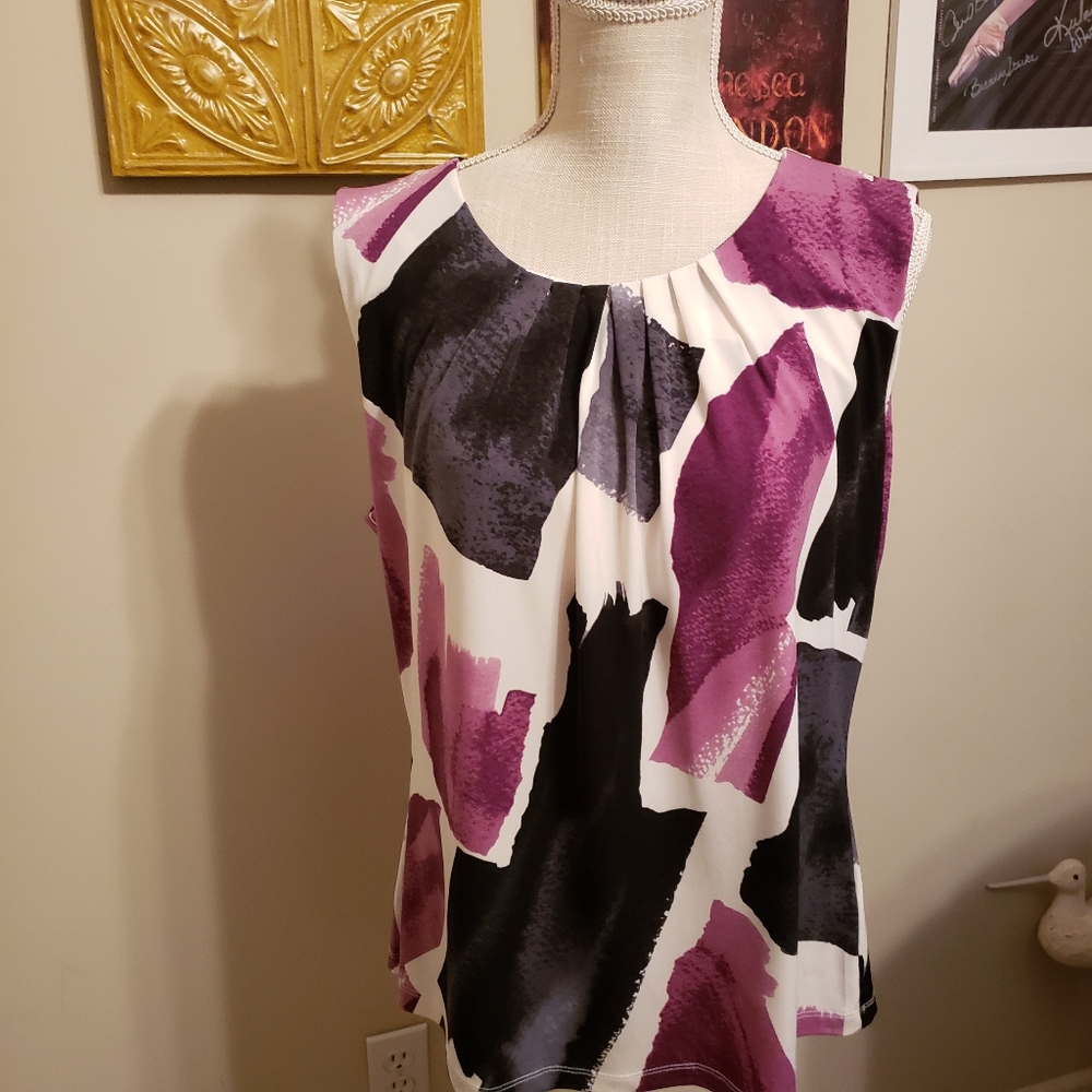 Calvin Klein sleeveless blouse XL